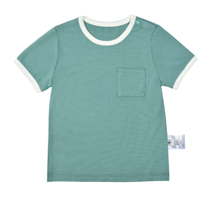 Baby's Dream Garden T shirt and Shorts Sports Set (MORANDI DARK GREEN)