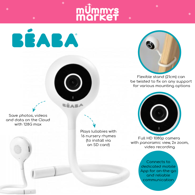  BEABA Minicall Digital Audio Baby Monitor, 1,000 Foot Range,  Shock and Water Resistant, LED Light Sound Indicator, Wireless, USB  Charger, Rechargeable Batteries, Coral : Baby
