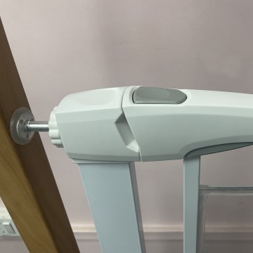 Lucky Baby Smart System BG-16 2 Way Swing Back Gate - Crystal Clear
