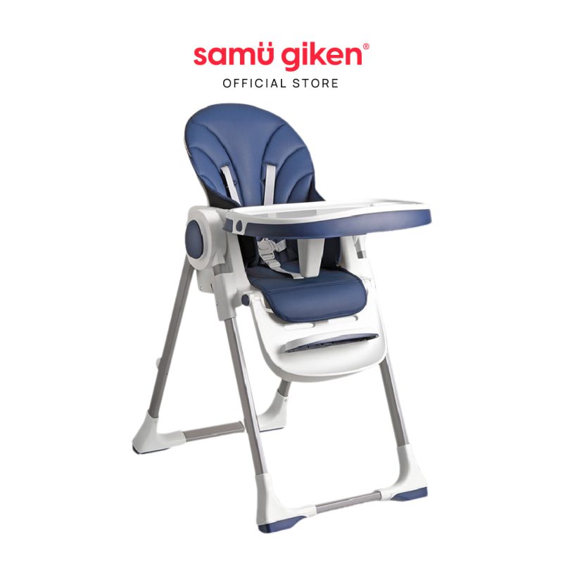 Samu Giken Baby Dining High Chair / Foldable Travel High Chair / Toddler Feeding High Chair BHC-902 - Blue