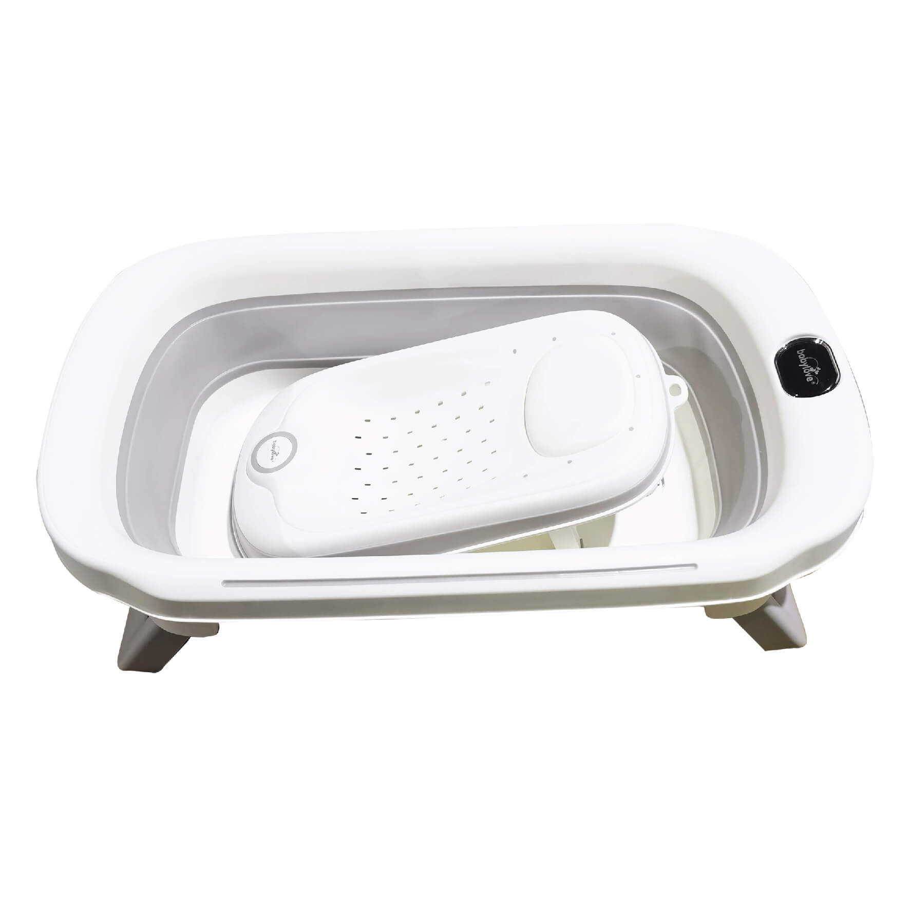 Babylove Premium Tubby Spa 2 in 1 Fold Ease Tub + Reclina Tub XL Size