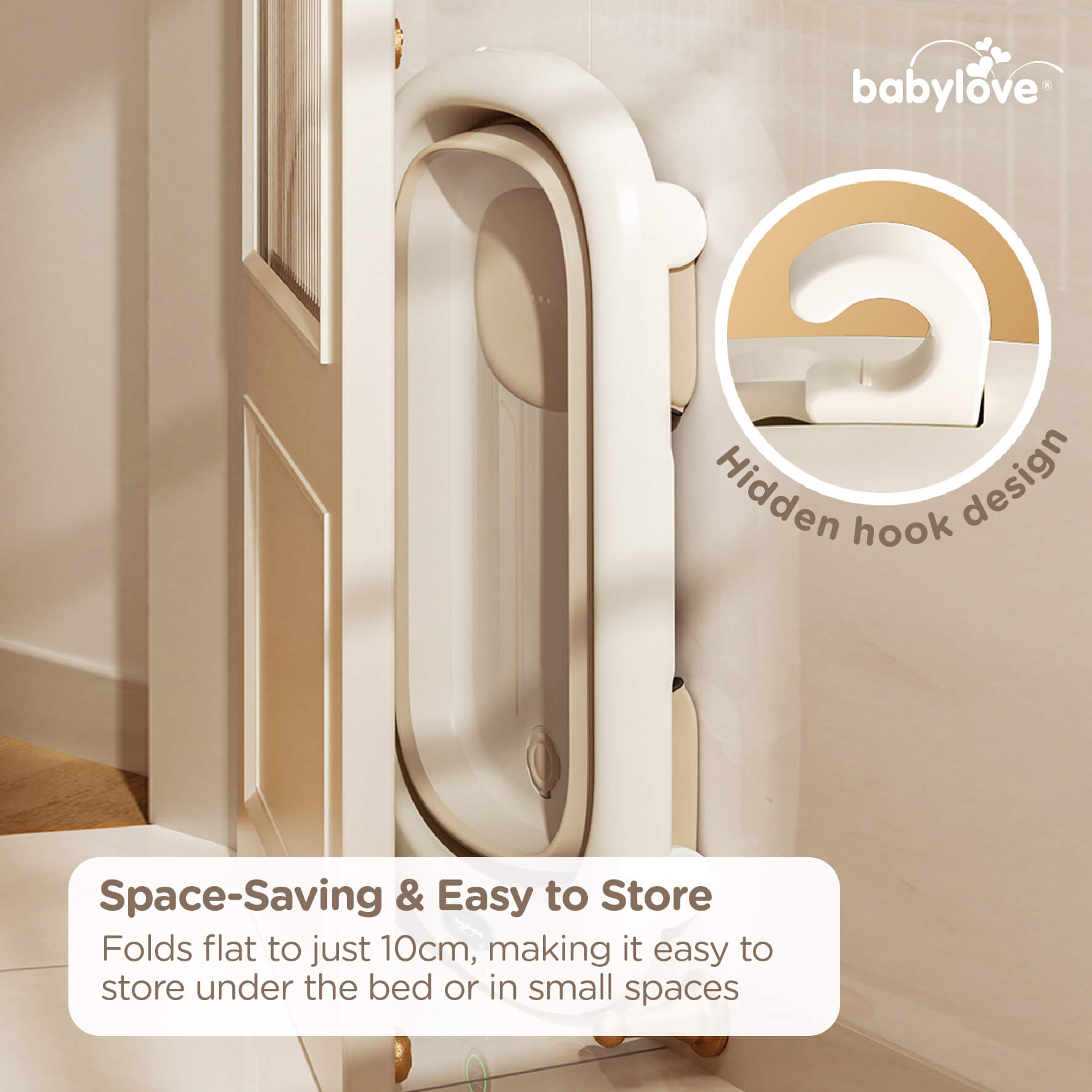 Babylove Premium Tubby Spa 2 in 1 Fold Ease Tub + Reclina Tub XL Size