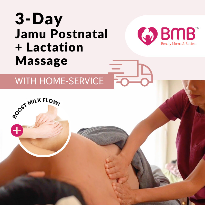 BMB 3-Day Jamu Postnatal + Lactation Massage w/ Home-Service