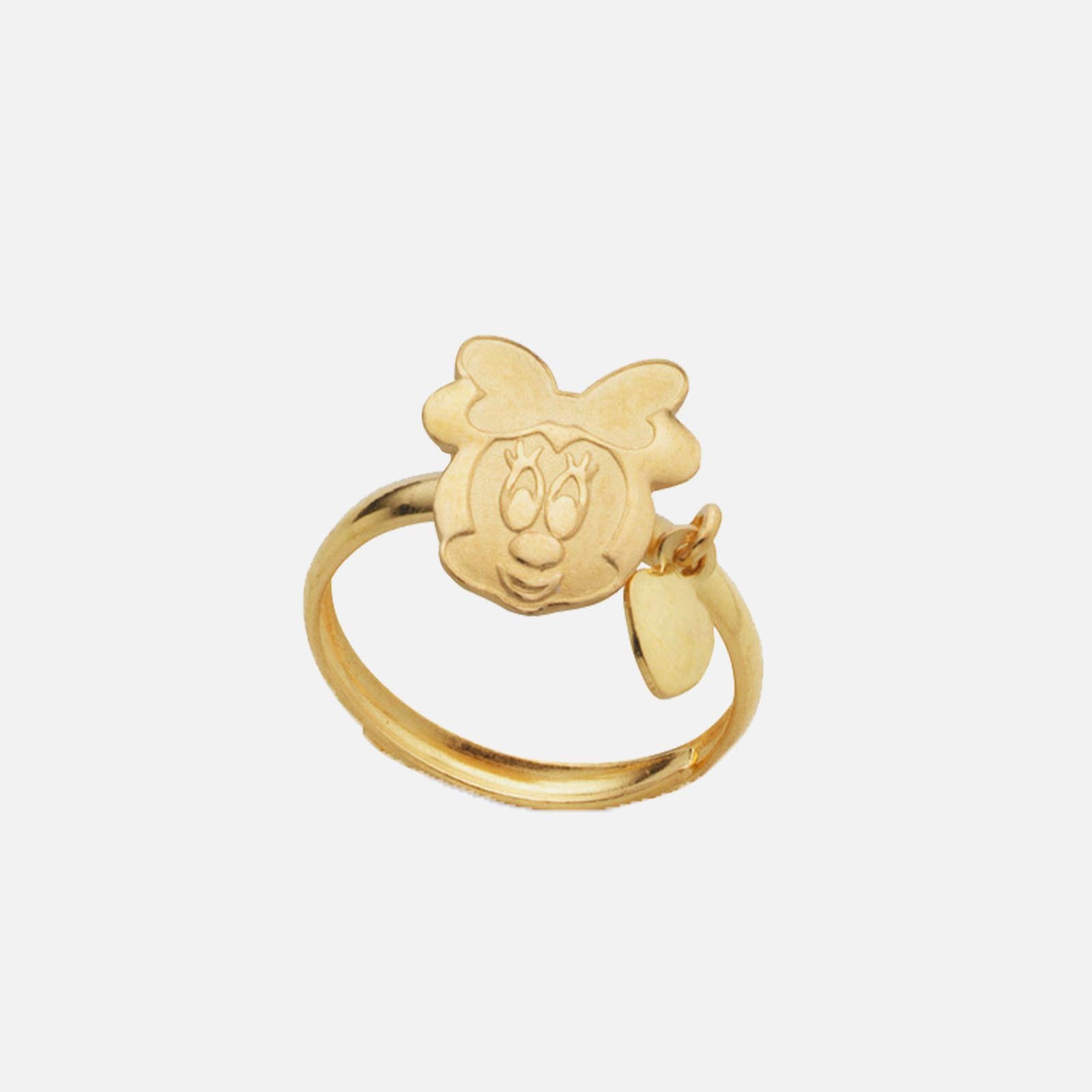 Poh Heng Disney Baby Minnie Ring with Charm in 22K Yellow Gold	