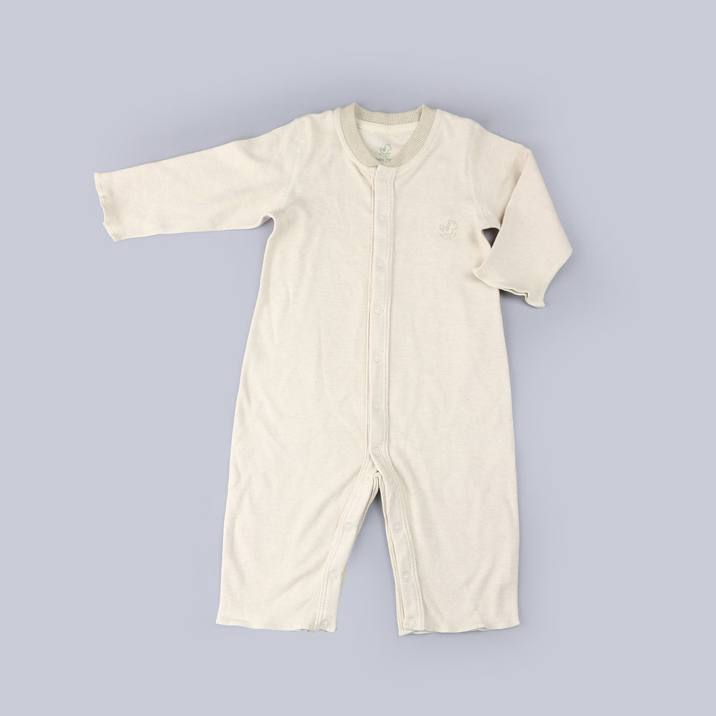 baby-fair Baby Piper Long Sleeve & Pants Romper 100% Organic Cotton Dye Free (1114) Green