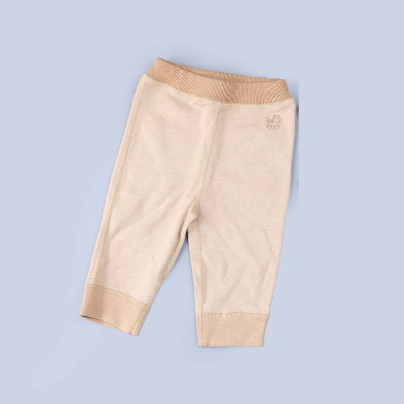 Baby Piper Long Pants 100% Organic Cotton Dye Free (1120) Brown