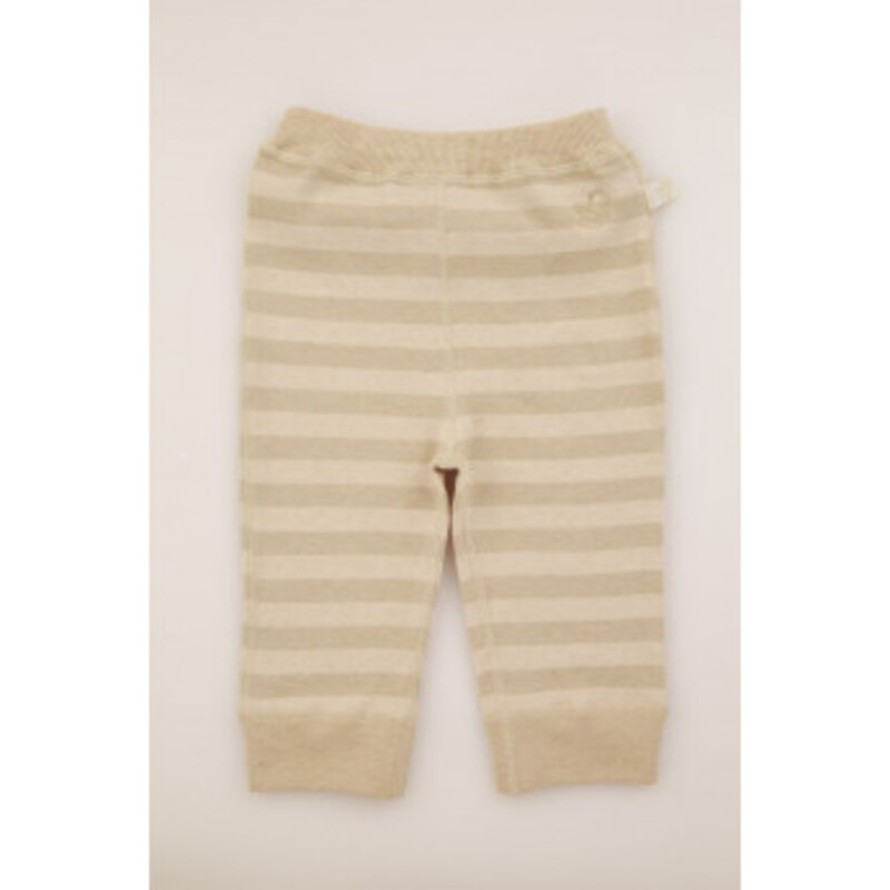 Baby Piper Long Pants 100% Organic Cotton Dye Free (1120) Green Stripes