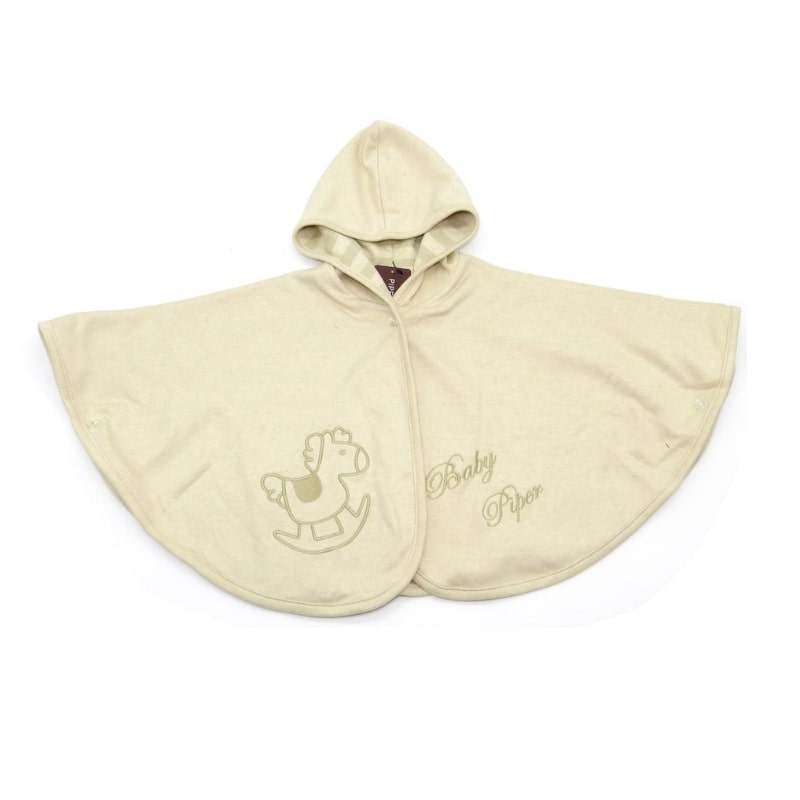 Baby Piper Baby Cloak 100% Dye-Free Organic Cotton (1124)