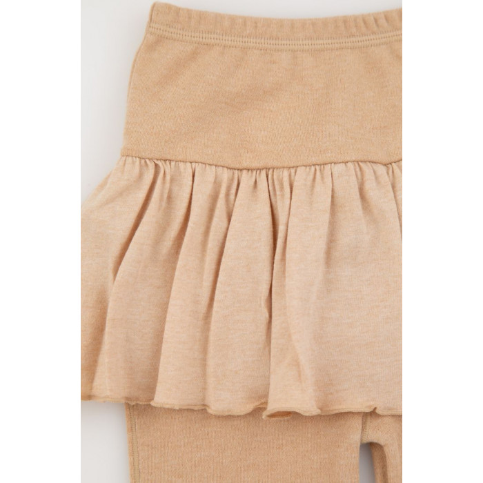 Baby Piper Pants Skirt 100% Organic Cotton Dye-Free (1129) Brown