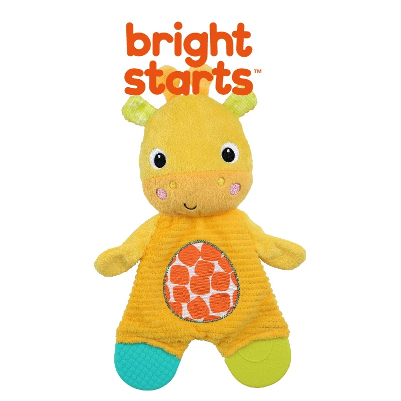 baby-fair Bright Starts Snuggle & Teethe Plush - Giraffe (BS12348)