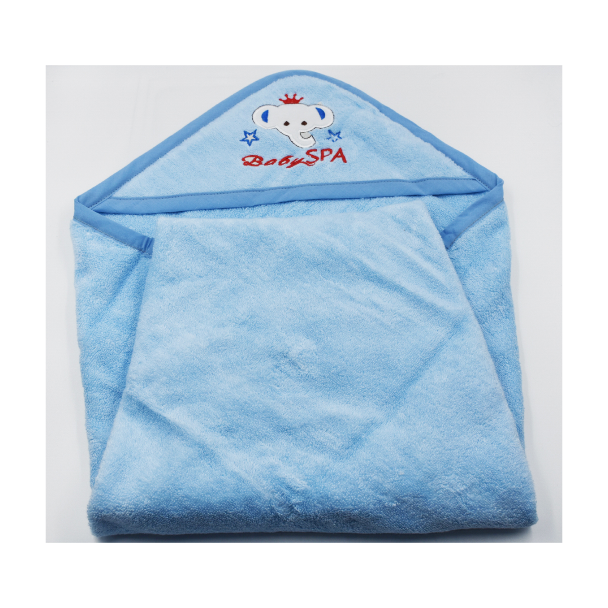 BabySPA Cloth Hooded Towel (Blue)