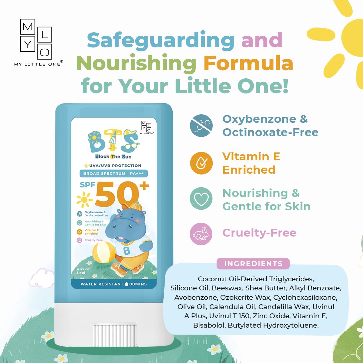 MyLO BTS Sunscreen Stick / Sunblock Lotion