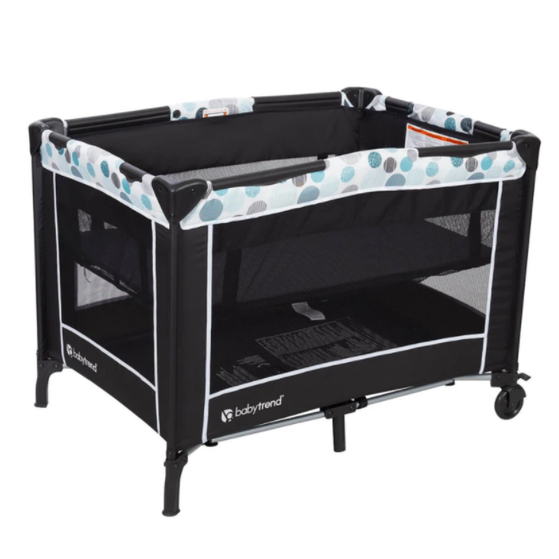 baby-fair Baby Trend Ezrest Deluxe Nursery Center - Circle Pop + TOP-UP Available for Mattress