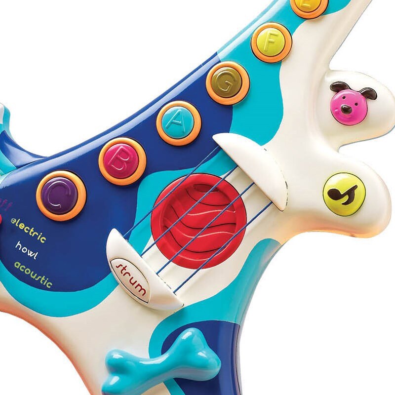 B.Toys Woofer, Hound Dog Guitar with 3 Modes & 29 Songs