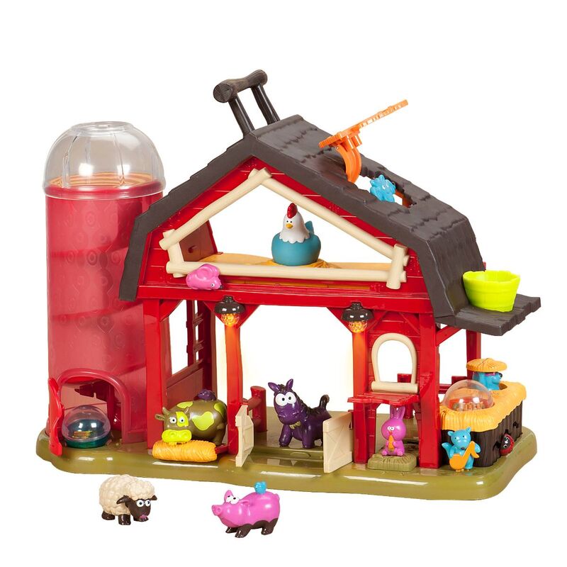 B.Toys Baa Baa Barn Farm House Set with Light & Sound