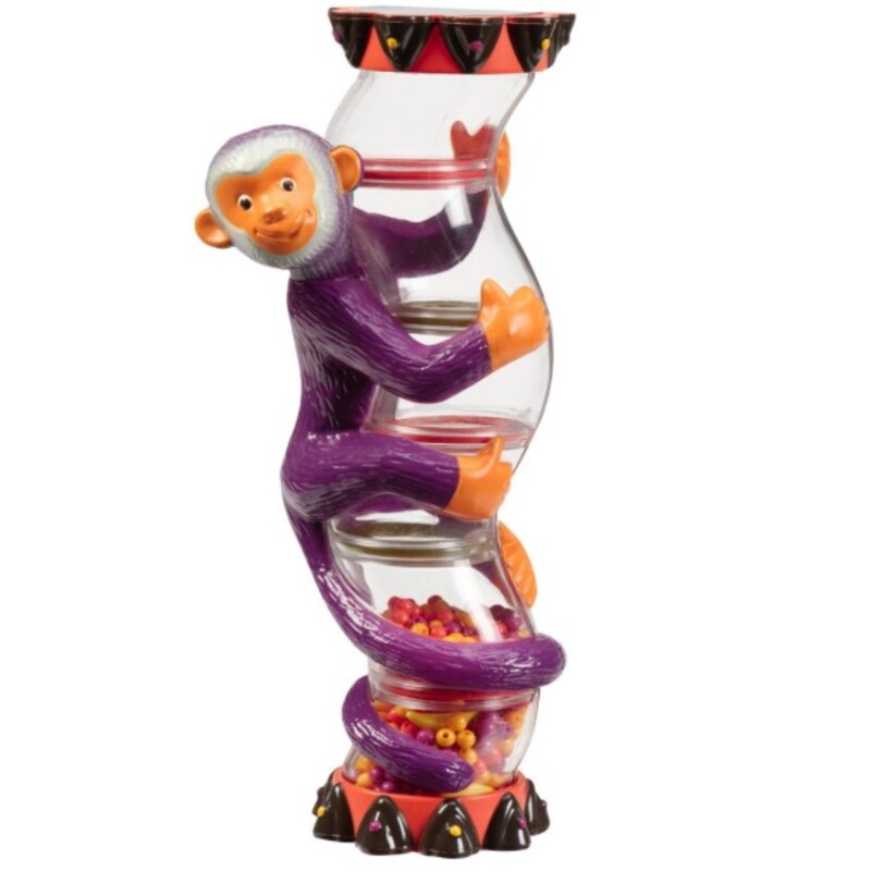 B.Toys Monkey Rainstick Shaker