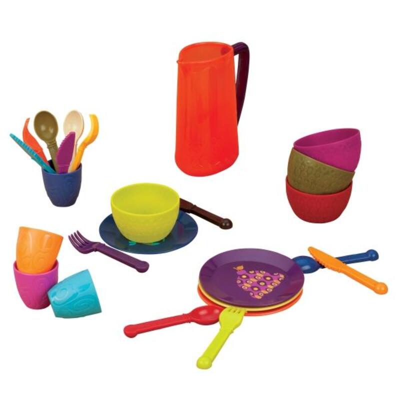 B.Toys Let's Dish, 25 Piece Cutlery Set