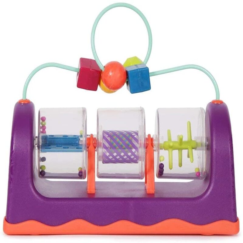 B.Toys Spin, Rattle & Roll Activity Center, Purple