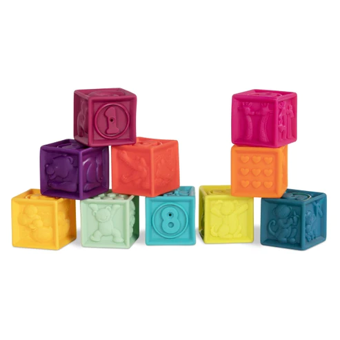 B.Toys One Two Squeeze - Soft Blocks