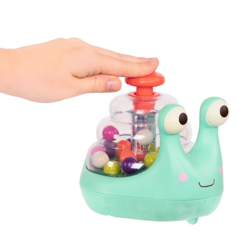 B.Toys Escar-Gloooow Light-Up Snail Popper