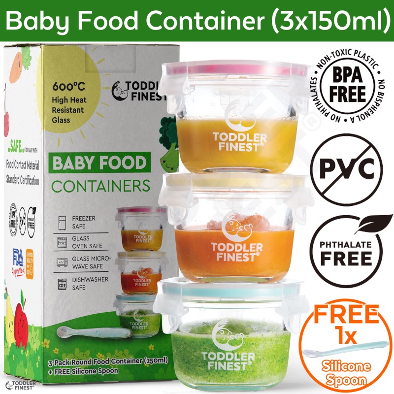 baby-fairToddlerFinest Baby Food Containers (3 pcs)