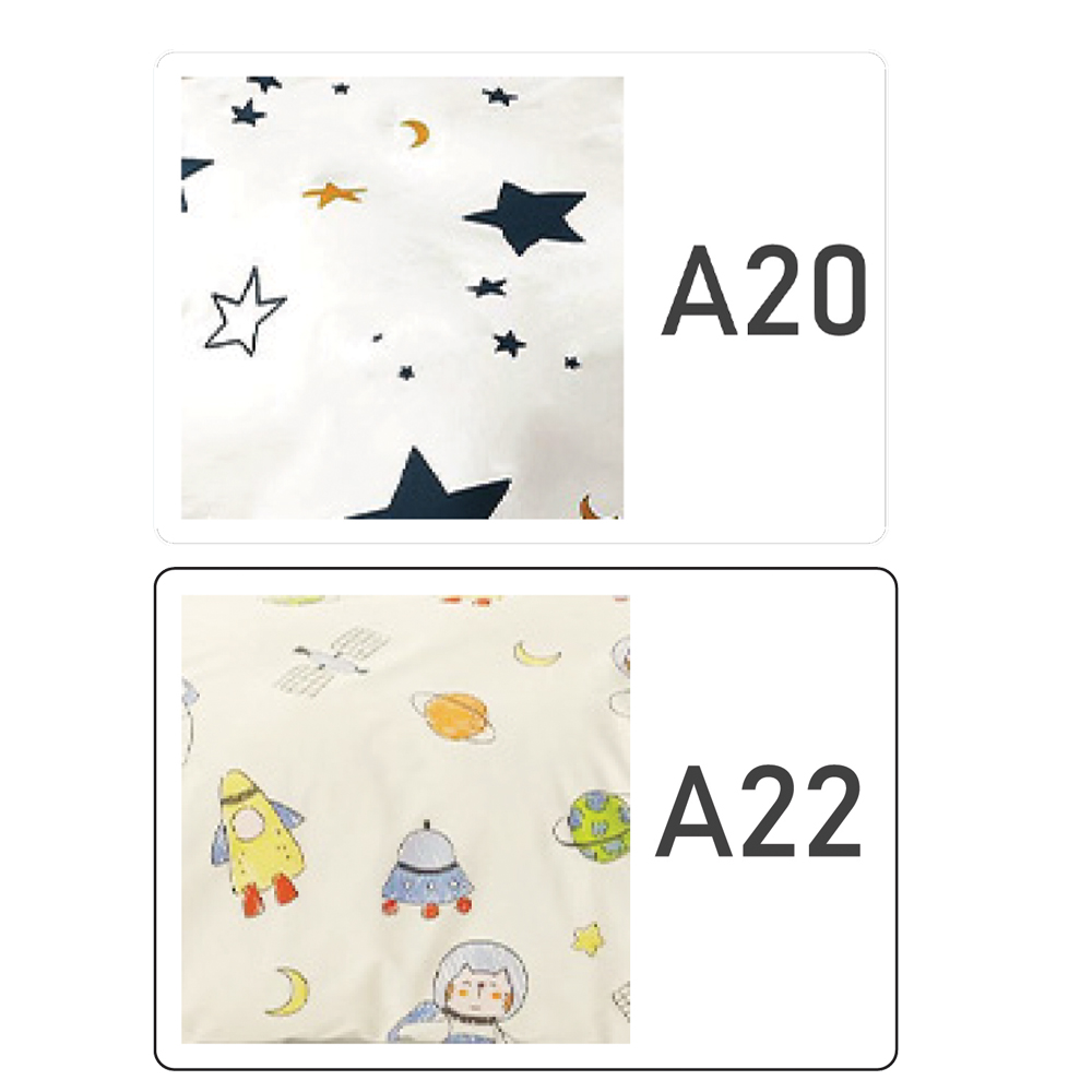 Baby Dream 100% Cotton Fitted Sheet for Baby Cot (60x120cm) - Bundle of 2