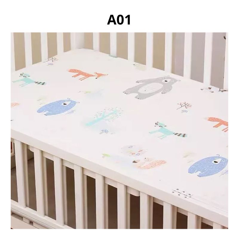 Baby Dream 100% Cotton Fitted Sheet for Playpen (66x99cm) - Bundle of 2