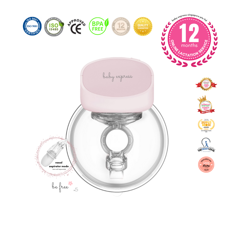 Baby Express BE Free Wearable Breast Pump v5