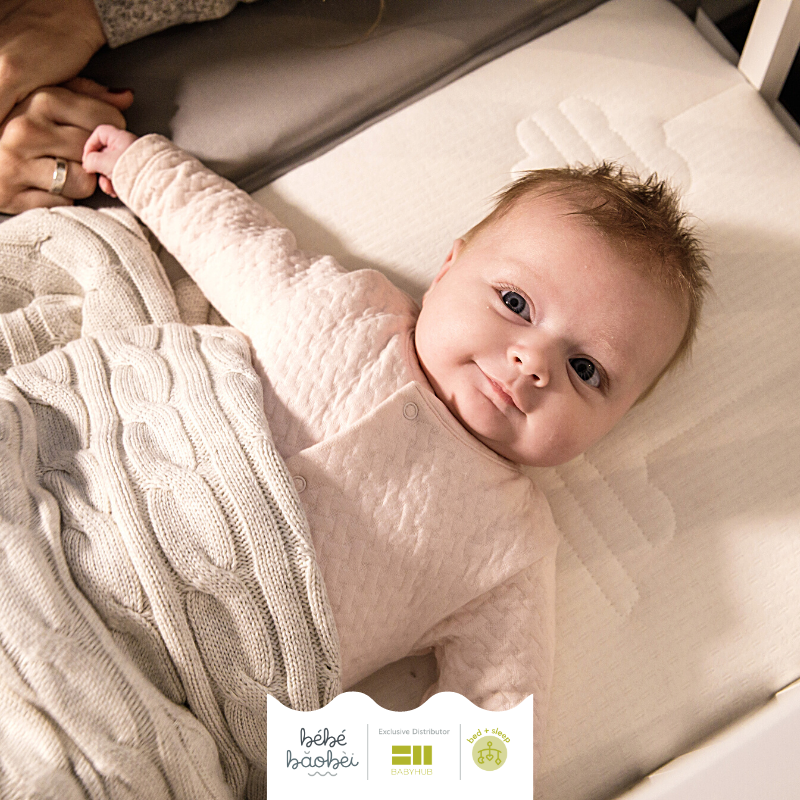 babyhub neospace bedside crib