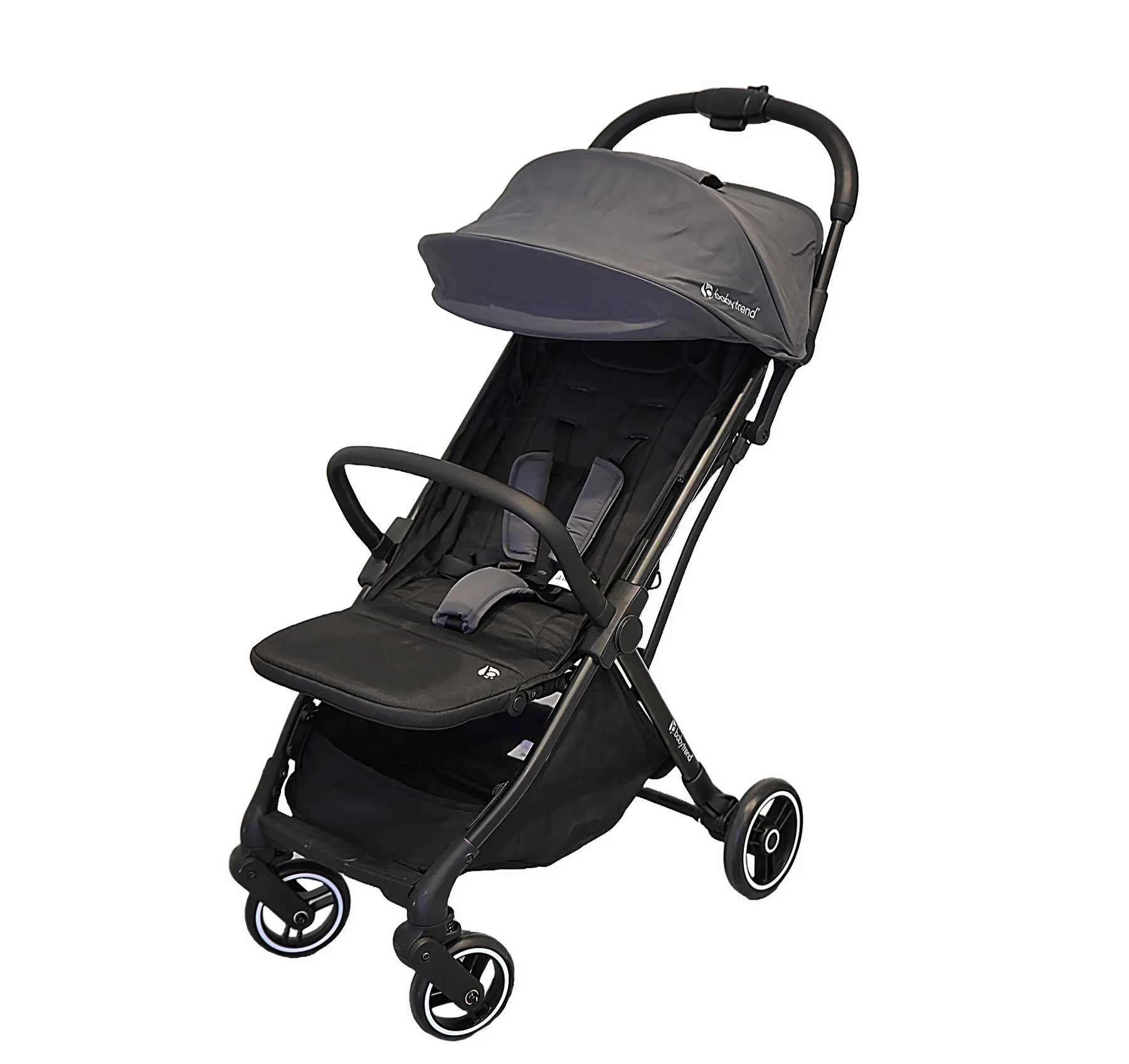 Baby Trend Gravity Auto Fold Cabin Size Stroller Prime Black