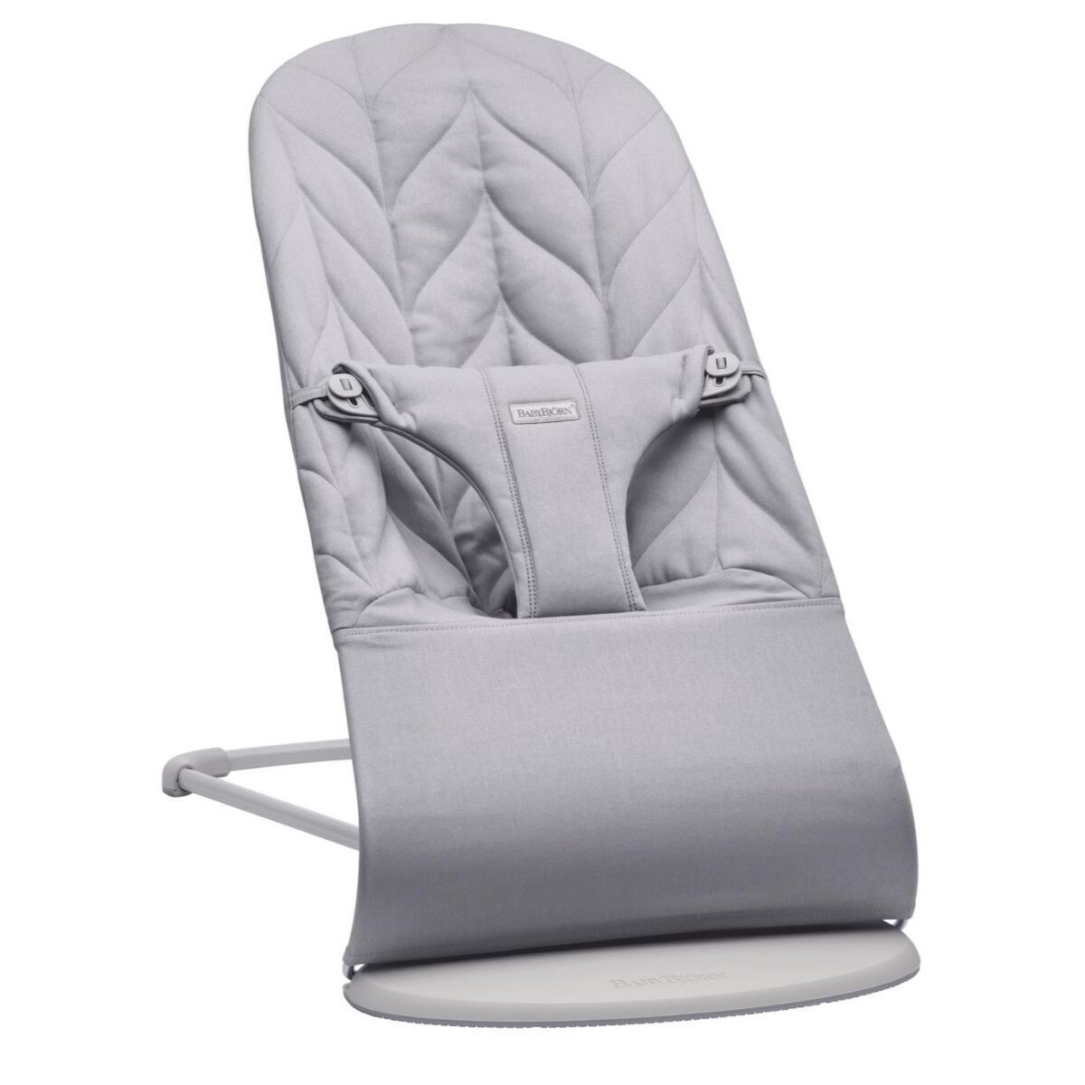 Baby Bjorn Bouncer Bliss Quilted Cotton Dark Grey Frame
