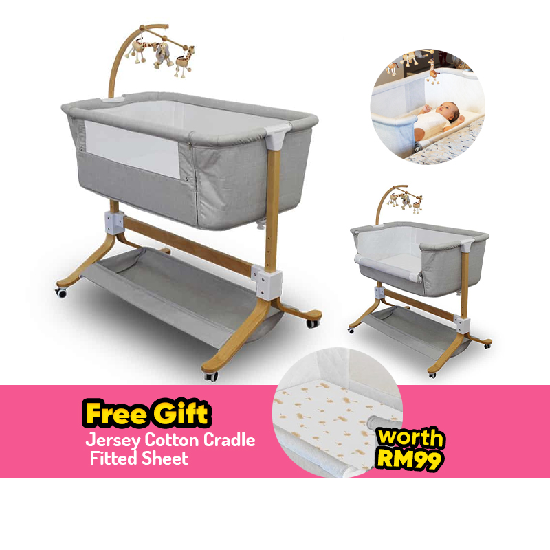 Babyhood Kaylula Co Sleeper Cradle + FREE GIFT