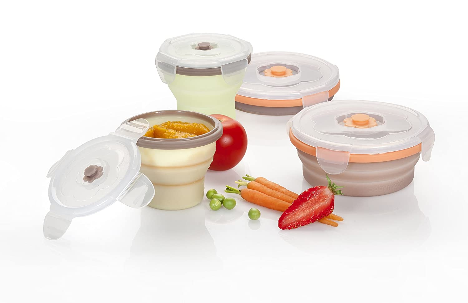 baby-fair Babymoov Silicone Containers (2x240ml + 2x400ml)