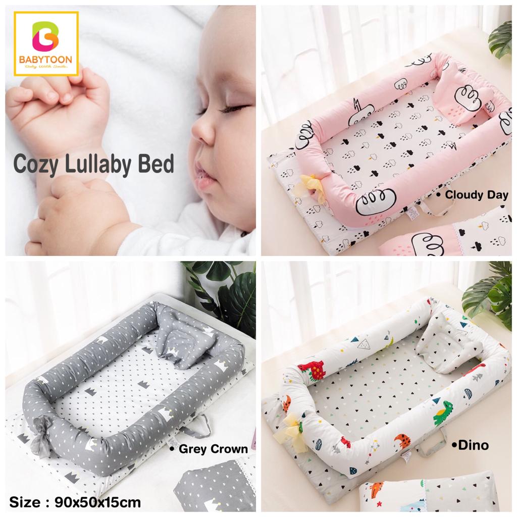 Babytoon Cozy Lullaby Portable Lounger Bed