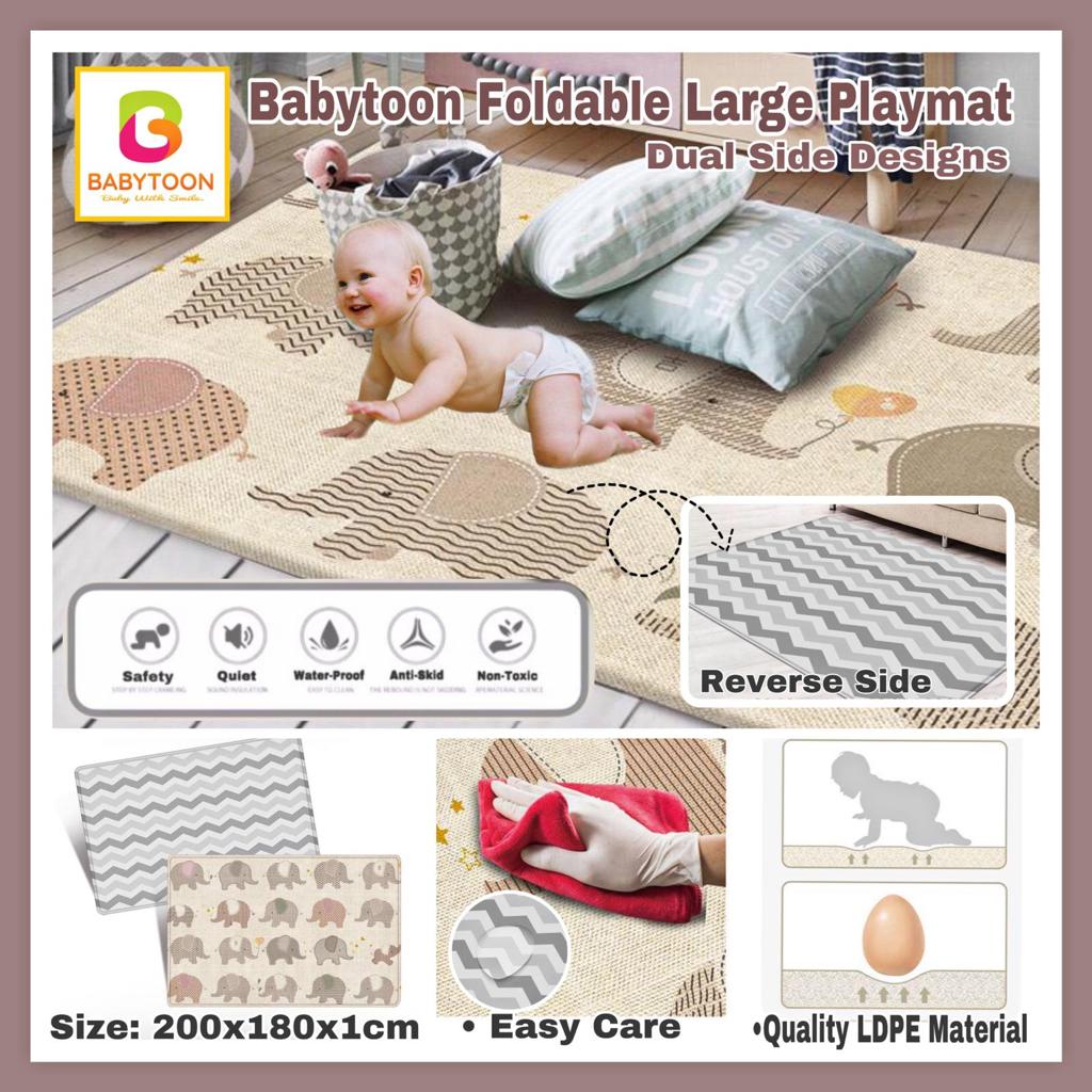 Babytoon Large Playmat Double Sided Designs Foldable