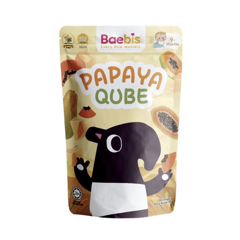 Baebis Baby Natural Fruit Qube Bundle - Any Flavour (Buy 7 Free 1)