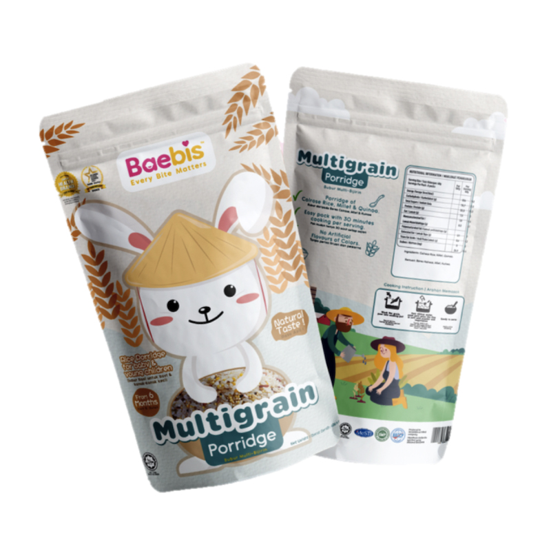 Baebis Natural Rice Porridge Bundle - Any Flavour (Buy 7 Free 1)