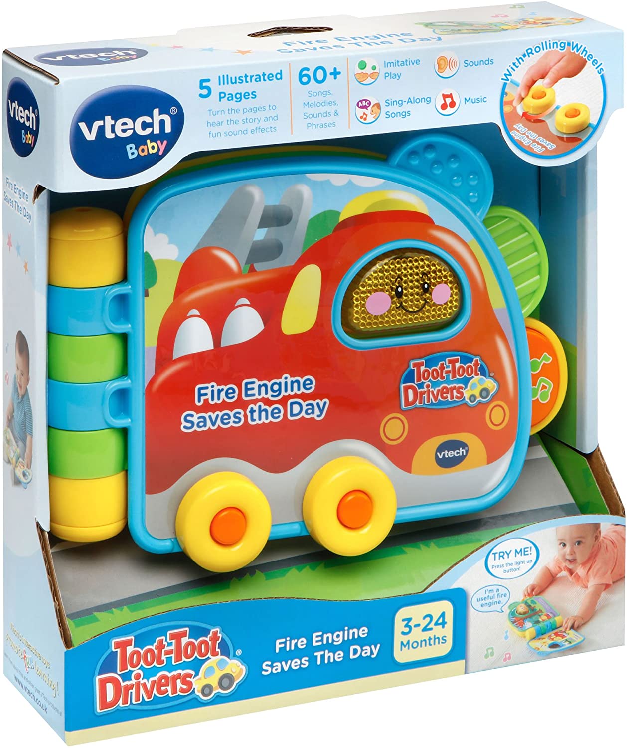 Vtech Toot Toot Fire Engine Saves The Day (80-502003)