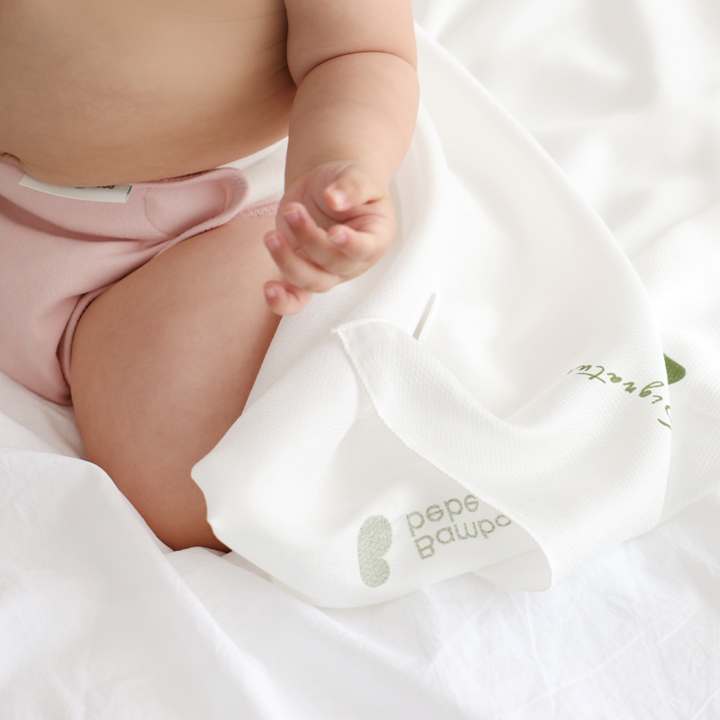 BambooBebe Signature Baby Bath Towel,Swaddle, Diaper Insert - Pure (5p)