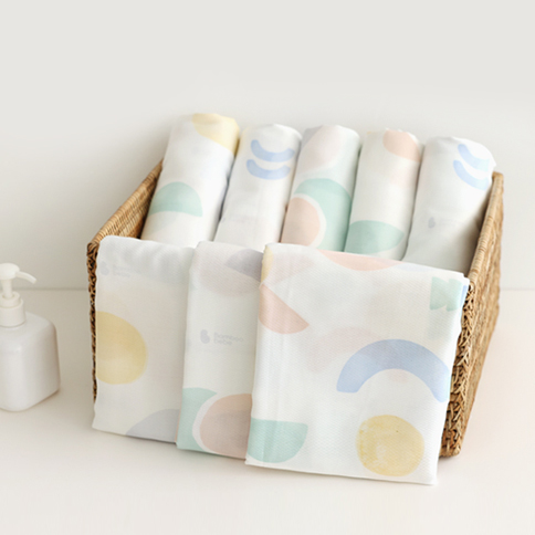 BambooBebe Signature Baby Bath Towel,Swaddle, Diaper Insert - Village (3p)