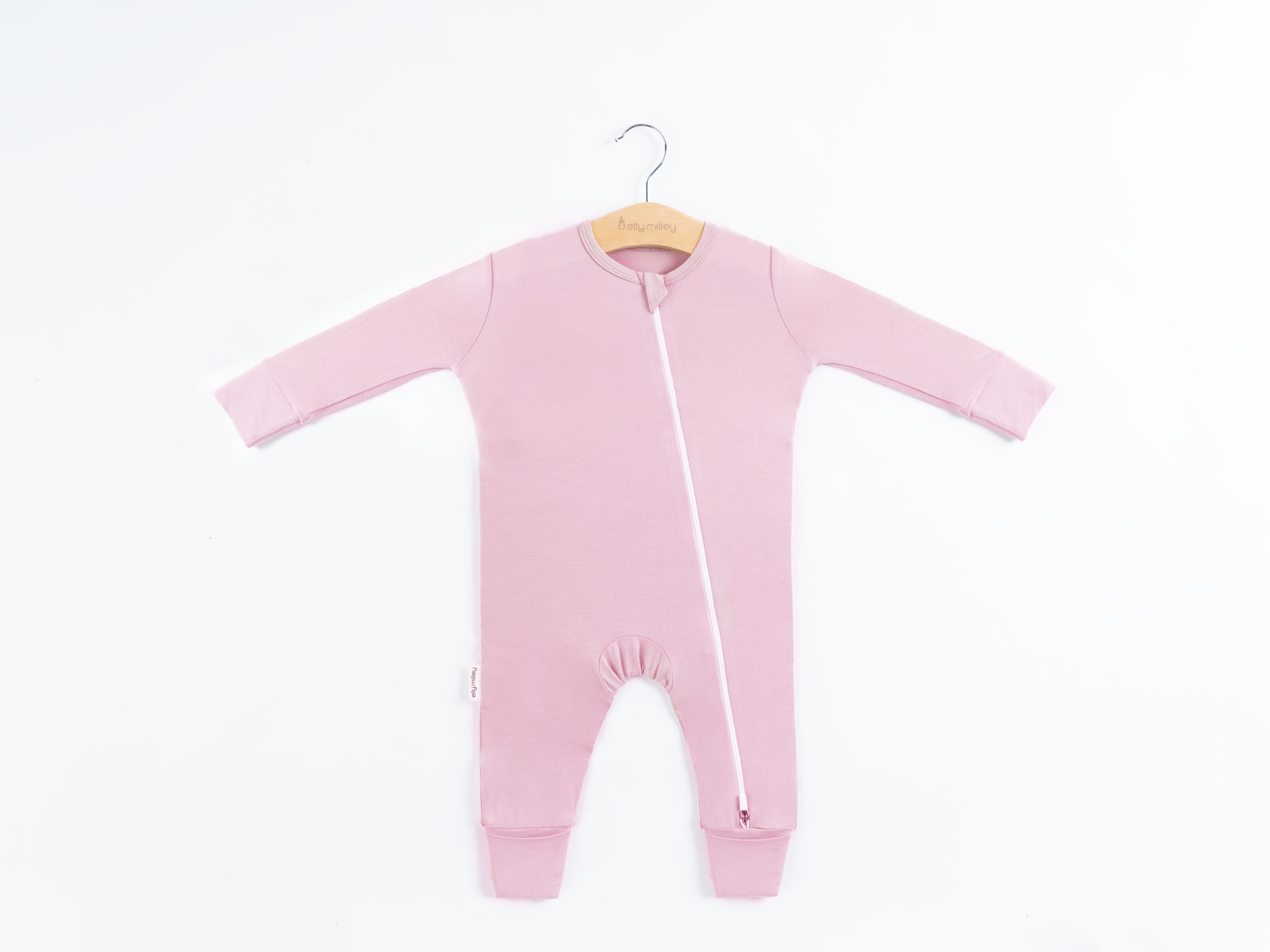 Elly Milley Bamboo Sleep Suit - Blush
