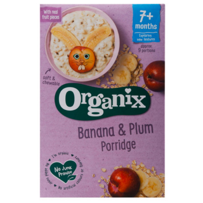 baby-fair Organix Banana & Plum Organic Porridge 200g
