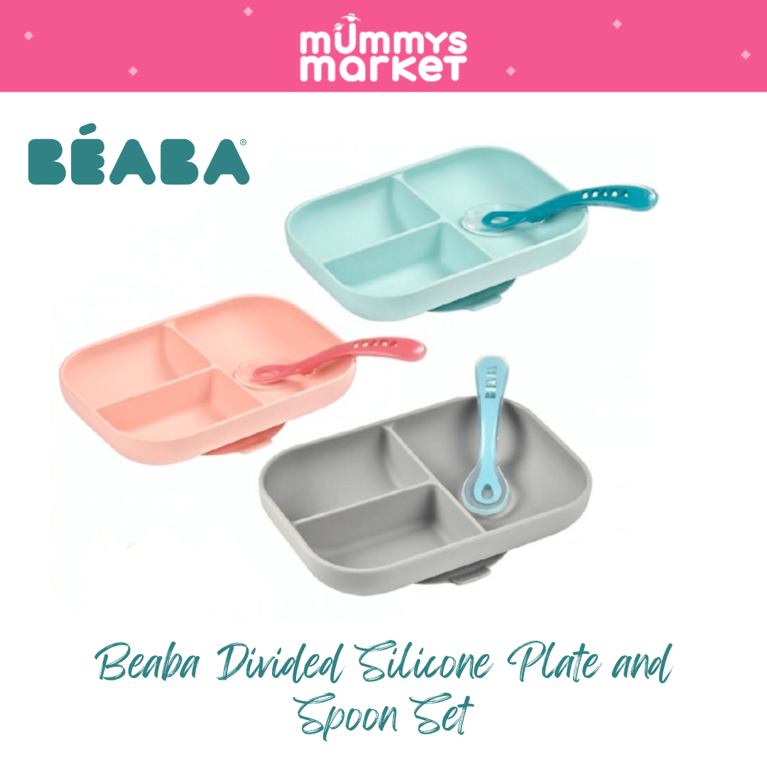 Suction Divider Plate & Spoon Set