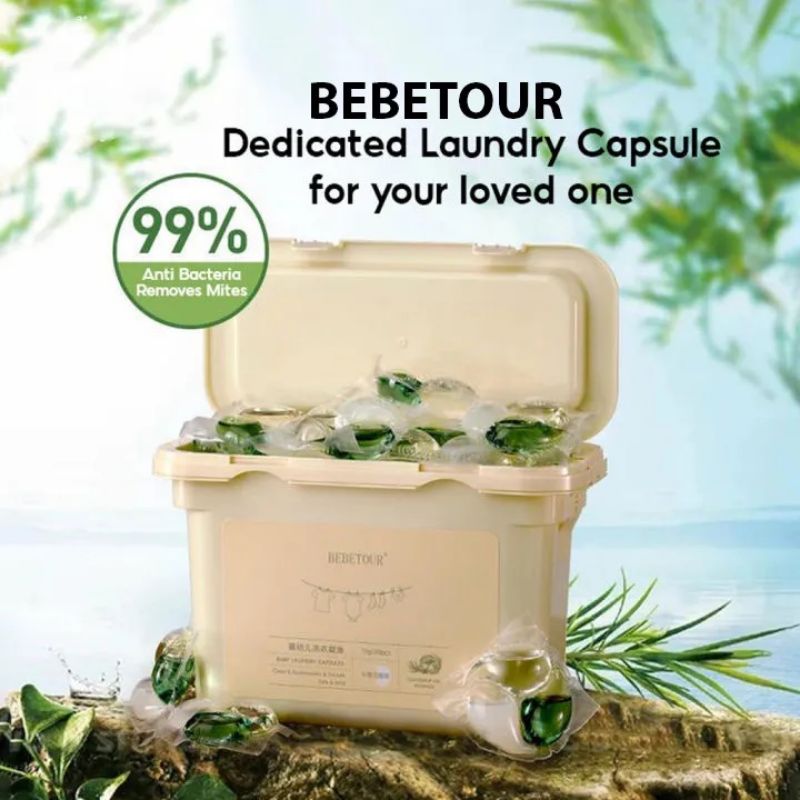 Bebetour Baby Laundry Capsule 12g (20pcs)