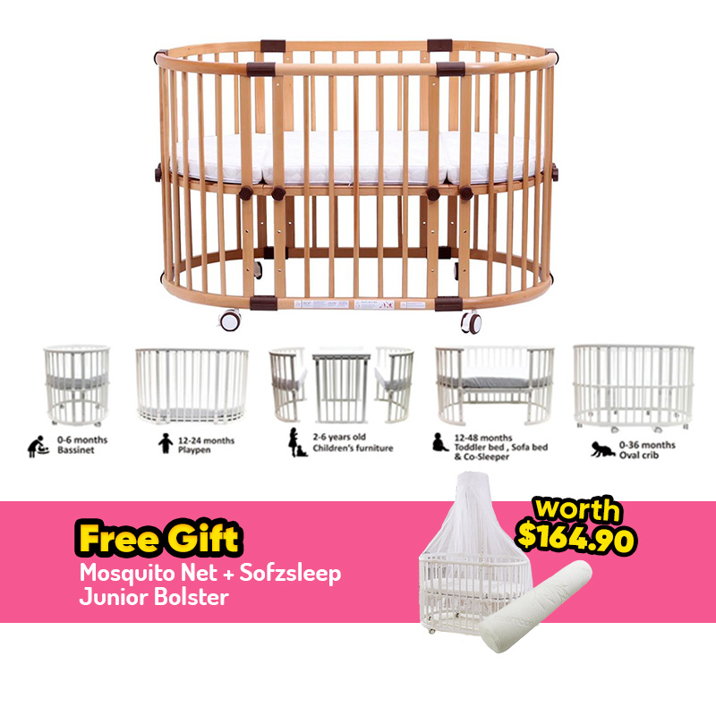 Beblum Sam Crib Bundle + FREE GIFT