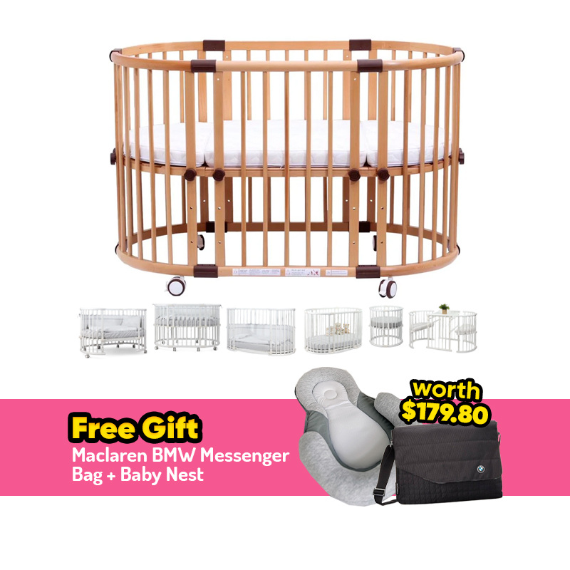 Beblum Sam Crib Bundle + FREE GIFT