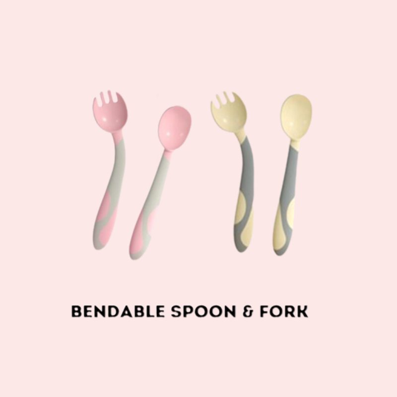 He or She Bendable Spoon & Fork