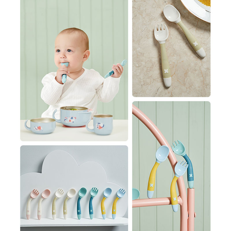 Babycare Bent Spoon & Fork