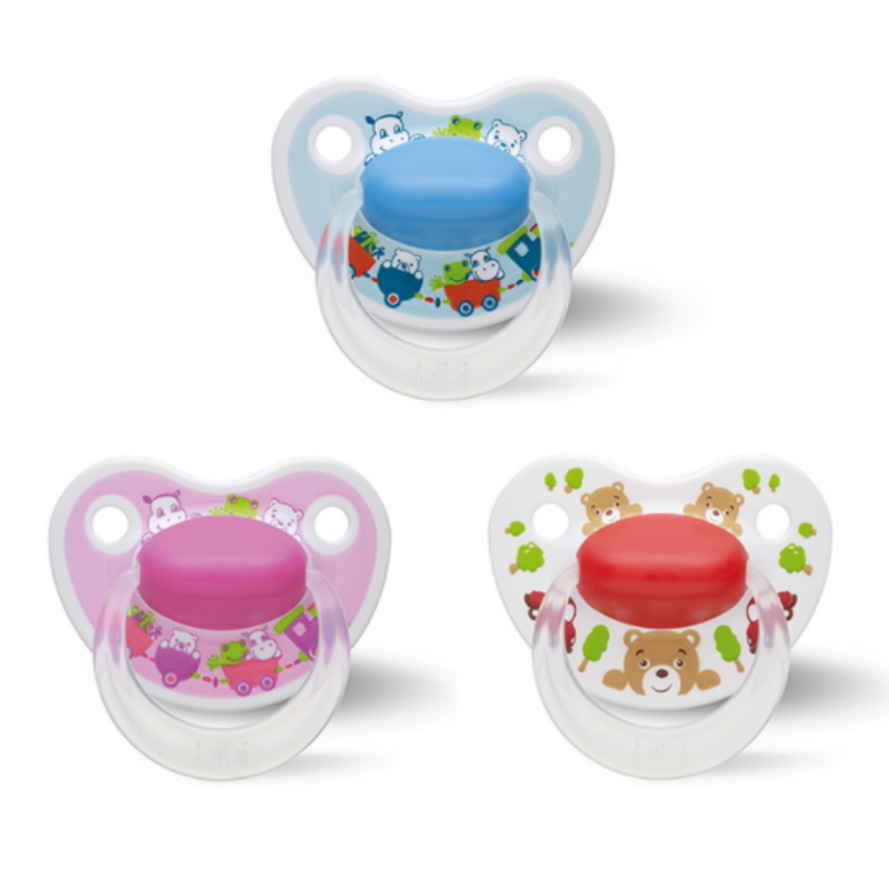 Bibi Soother Dental Silicone - Cartoon Heroes