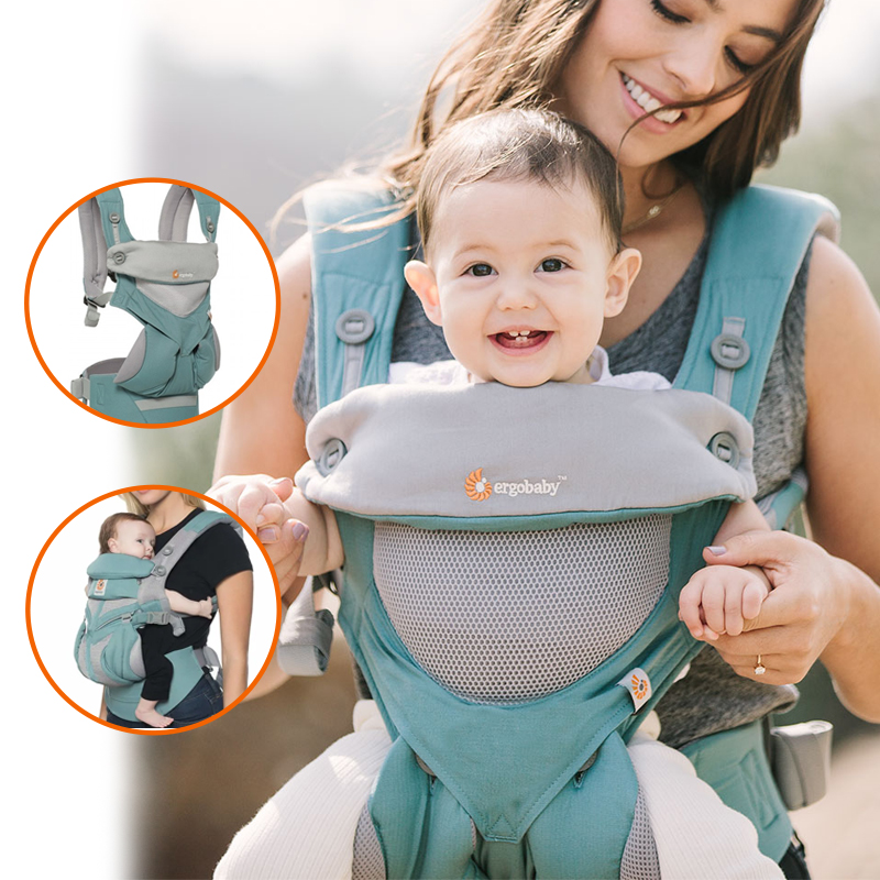 Ergobaby Carrier 360 Cool Air Mesh (Icy Mint)